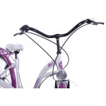 Mestský bicykel 28" Kozbike KOZ13-K36 7 prevodový Bielo-fialový Mestský bicykel 28" Kozbike KOZ13-K36 7 prevodový Bielo-fialový